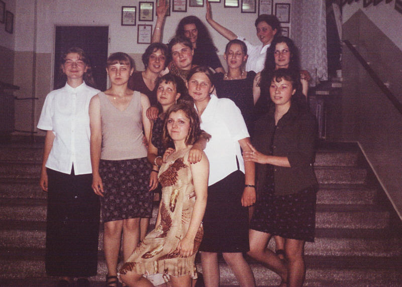 Wsplne zdjcie na schodach... 