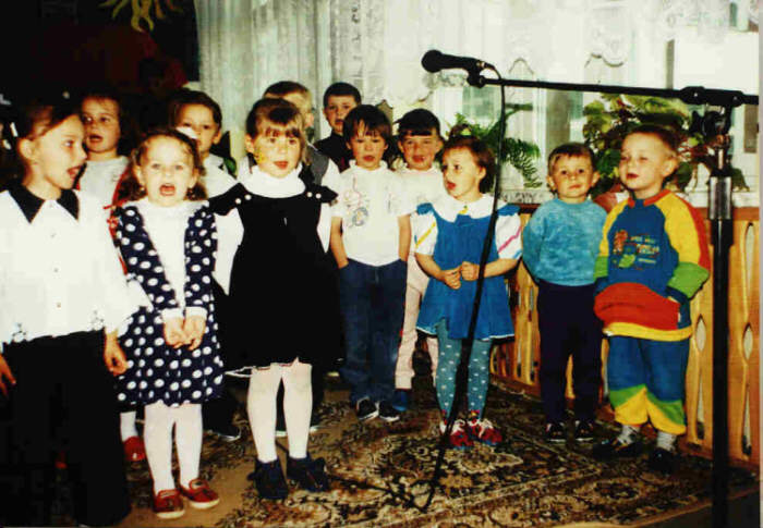 Dzieci w przedszkolu