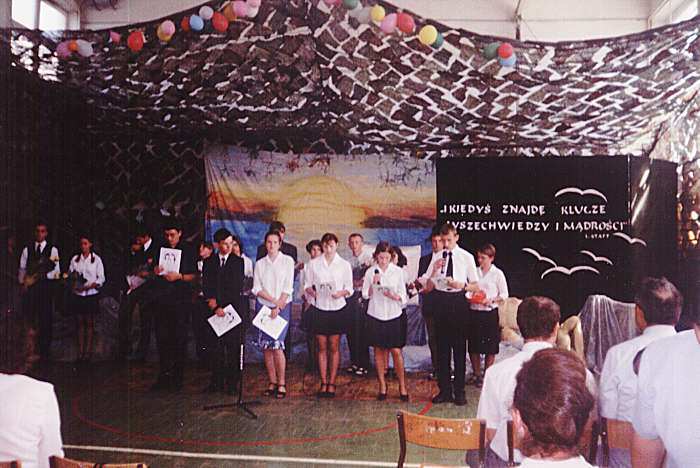 Podzikowania klas III gimnazjum